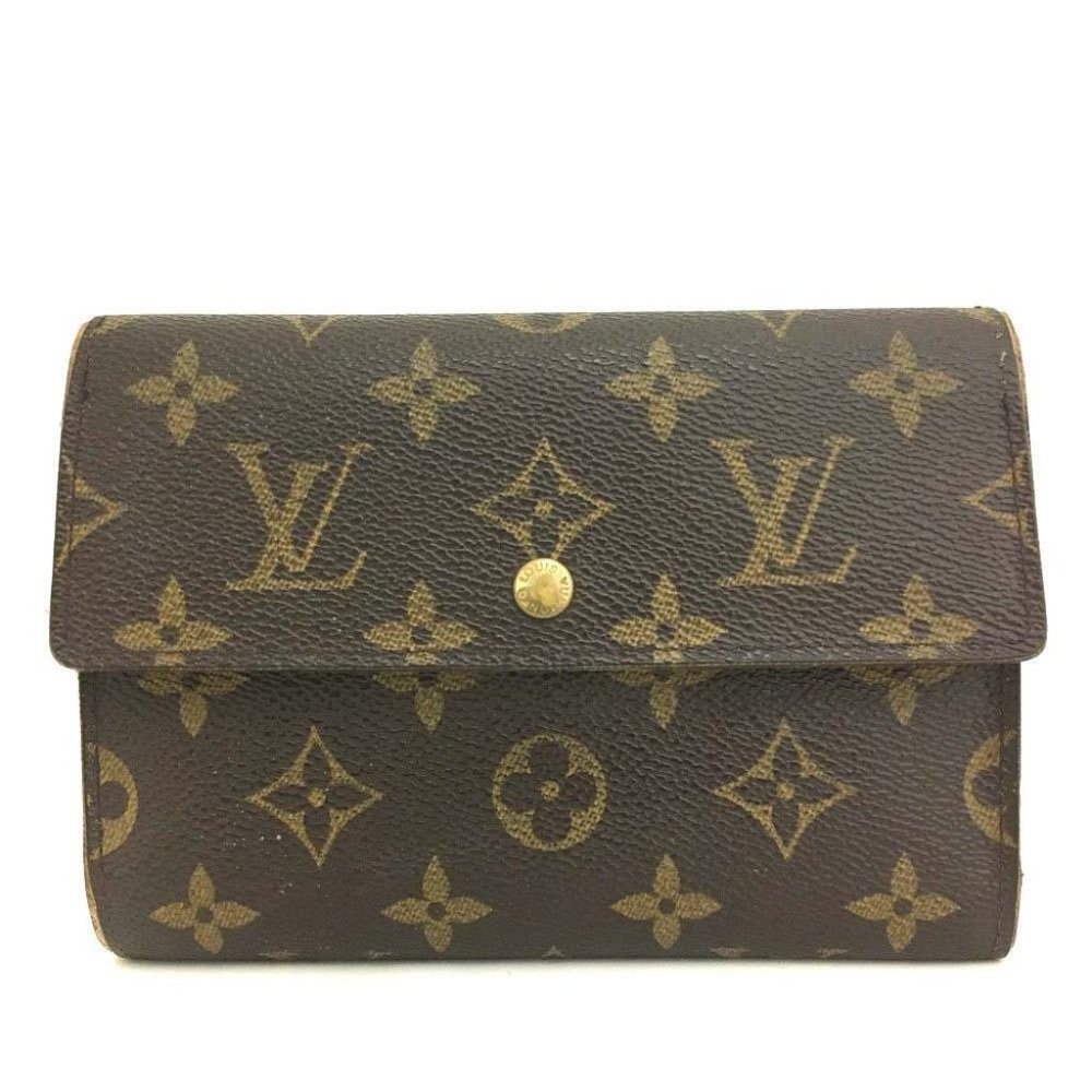 0404124 Louis Vuitton Monogram Porte Tresor Etui Papiers Trifold Wallet